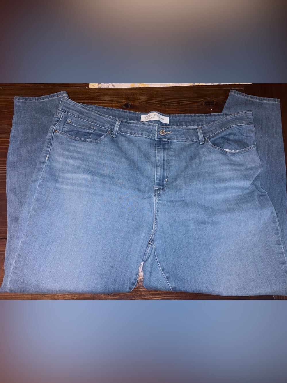 Signature by Levi Strauss Light Blue Straight Leg Women's skinny Jeans